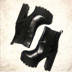 Black Platform Boots